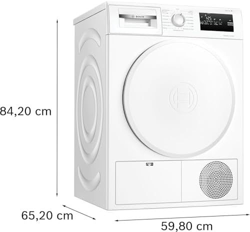 Bosch WTH8300DFR, Série 4, Sèche linge, Pompe à chaleur, 8 kg, Blanc – Image 3