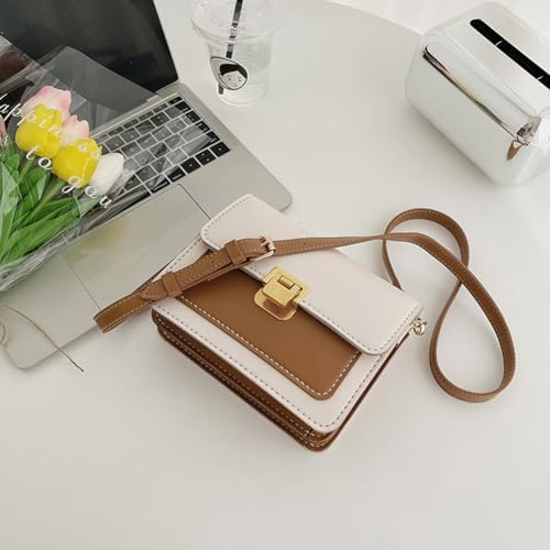 WADORN Kit de Fabrication de Sacs à Bandoulière DIY, Sac à Bandoulière en Cuir PU, Ensemble de Matériaux de Fabrication, Bricolage, Kit Complet de Couture, Sac Fait à la Main, 19x7x15 cm, Beige – Image 4