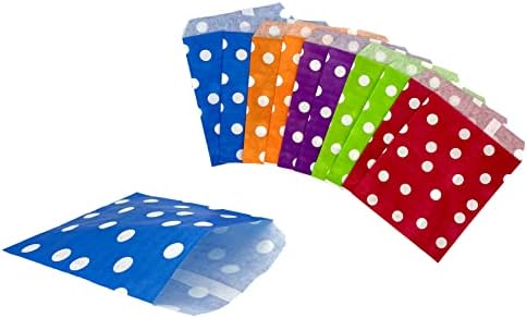 PAKNOR® Set de 40 sacs cadeaux en papier coloré avec 96 autocollants pour emballer des cadeaux d’anniversaire d'enfant, de mariage, de fête – Image 11