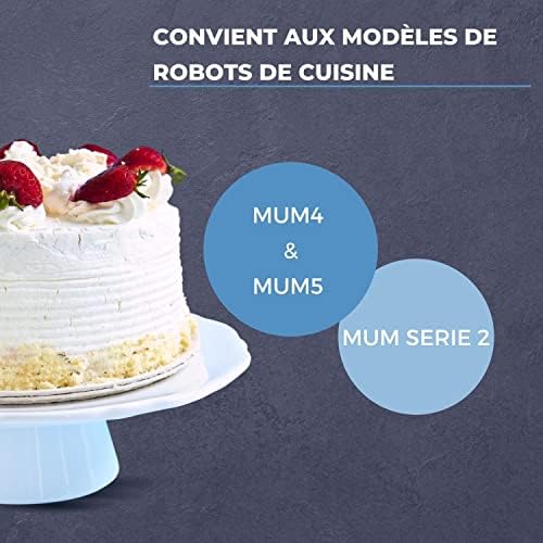 Lichtblau Fouet 00650543 pour robot de cuisine Bosch I Fouet de rechange compatible avec les modèles MUM4 et MUM5 086066 095428 653926 I Fouet à 8 fils I Accessoires robot de cuisine Bosch – Image 2