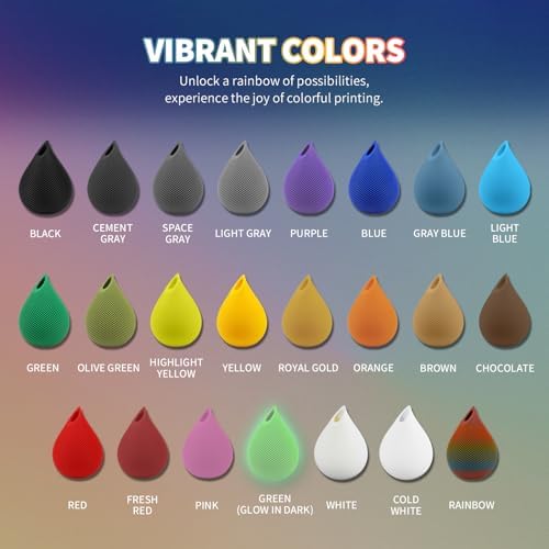 OVERTURE PLA Filament 1.75mm, Bobine de 1kg(2,2lbs), Précision dimensionnelle +/- 0,02 mm (Noir) – Image 2