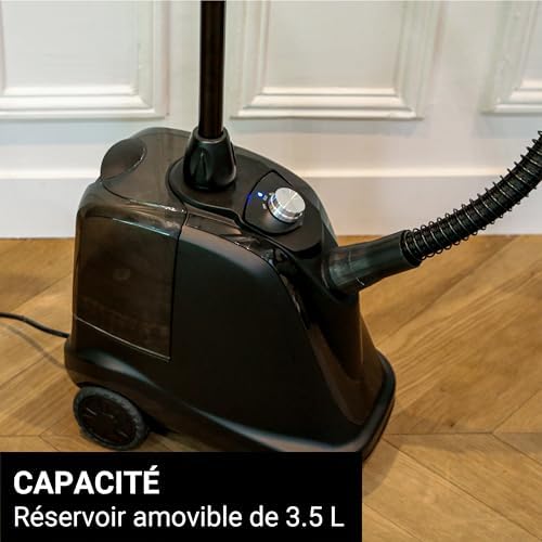 STEAMONE - Defroisseur Vapeur Vertical - Steamer Puissant 2000W - Qualité Professionnelle - Fer à Repasser - Grand Réservoir 3,5L - Accessoires inclus - Cable de 2,5m - Entreprise Française - T2000B – Image 6