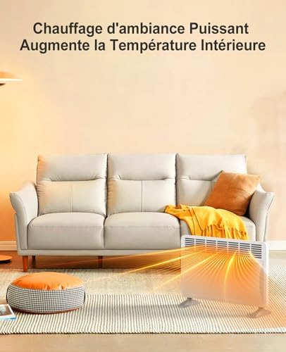 AIRMATE Chauffage d'appoint, Radiateur Electrique à Convection 1500W, 3 Modes, Chauffage Electrique économique Silencieux,Chauffage Electrique,Intérieur, Maison, Bureau – Image 2