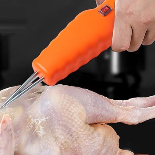 Plumeur de poulet portatif, plumeur électrique de plumes de volaille - Machine à plumer électrique portative,Machine à plumer les plumes portable pour poulet, canard, oiseau et dinde – Image 2