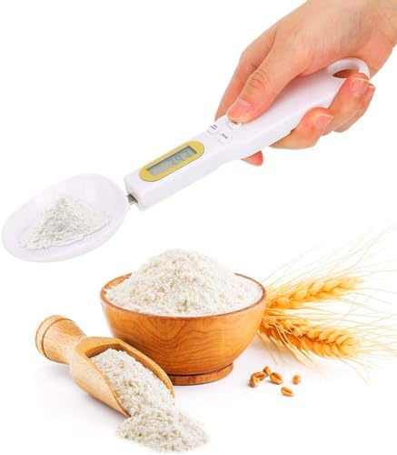 IPEA Balance à Cuillère Numérique pour Mesurer le Poids des Aliments en Cuisine - Précision de 1 g à 500 g - Balance électronique avec Affichage - Doseur pour Peser et Doser de Petites Quantités – Image 6