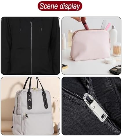 Tirettes de Réparation Fermeture Eclair, 12 Pcs Métal Zipper Pull, Métal Zipper Pull amovible, Tirette Fermeture Eclair Remplacement, Pour Porte Monnaie, Vêtements, Jeans, Valises – Image 7