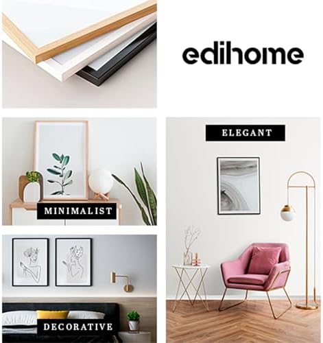 edihome, Cadre Photo A3, (1 Unité), 29,7 x 42, en Bois, Laminé Acrylique, pour Diplôme Universitaires, Mural, Décoration de Salon (Noir, 1 unité) – Image 6