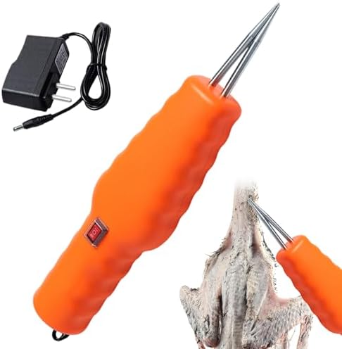 Plumeur de poulet portatif, plumeur électrique de plumes de volaille - Machine à plumer électrique portative,Machine à plumer les plumes portable pour poulet, canard, oiseau et dinde – Image 6