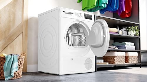 Bosch WTN83209FR Série 4, Sèche-linge à condensation, 8kg, 112 L, Design Antivibration, Blanc – Image 3
