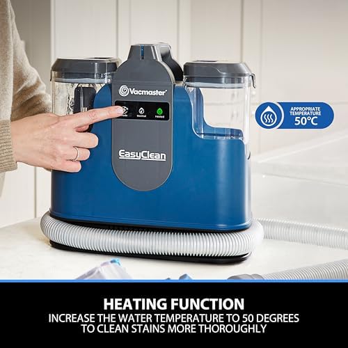 Vacmaster SCC1201H Shampouineuse Canapé, Moteur Puissant de 500W, Nettoyeurs tapis et moquettes Idéal pour Taches & Saletés Quotidiennes, Nettoyeur pour Tapis, Moquettes, canapé, Tissus, Voiture – Image 4