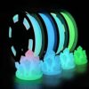 iSANMATE Filament PLA 1.75 empaqueter, Filament Imprimante 3D PLA Glow in the Dark Filament multicolore, bleu, vert, bleu clair, Dimensionnelle +/- 0.03 mm, 250gX4 Spool