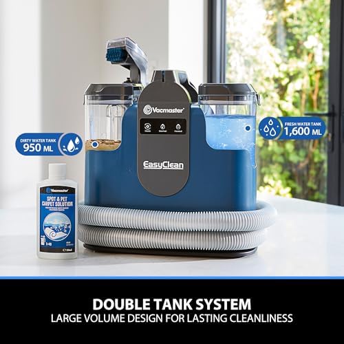 Vacmaster SCC1201H Shampouineuse Canapé, Moteur Puissant de 500W, Nettoyeurs tapis et moquettes Idéal pour Taches & Saletés Quotidiennes, Nettoyeur pour Tapis, Moquettes, canapé, Tissus, Voiture – Image 6