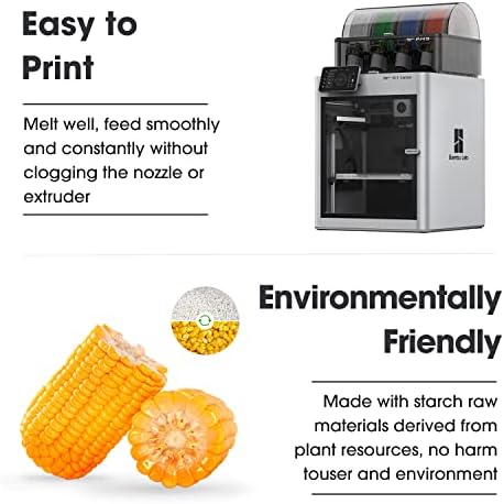 eSUN PLA+ Filament 1.75mm, Renforcé Ténacité Imprimante, Précision Dimensionnelle +/- 0.03mm, 1KG Bobine (2.2 LBS) pour impression 3D, Blanc Froid – Image 5