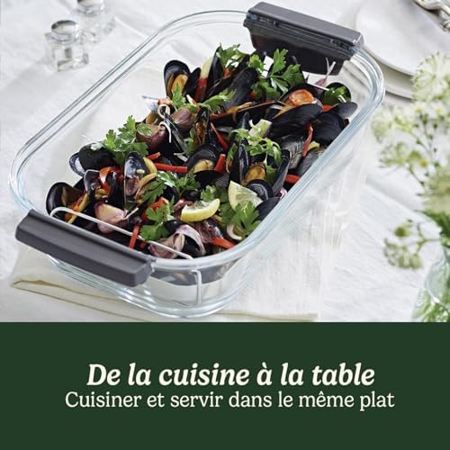 Cuisinart Cookfresh Cuiseur à vapeur professionnel en verre - 1L d'eau, sans BPA, plateau à vapeur en acier inoxydable - 30 sec de chauffage - Affichage numérique – Image 5