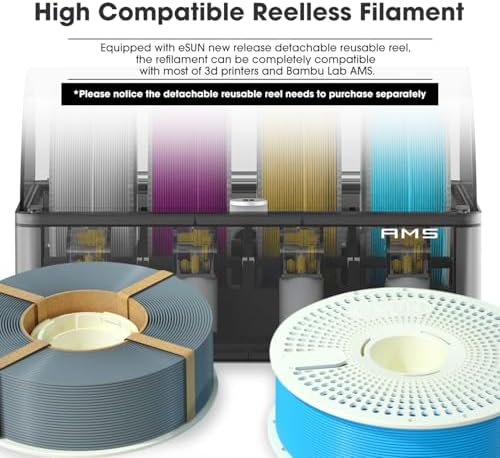 eSUN Filament PLA+ Refill 1.75mm, Recharge PLA Plus Filament d'Impression Sans Bobine, Précision Dimensionnelle +/- 0.03mm, 1KG (2.2 LBS) pour Imprimantes 3D,Blanc – Image 5
