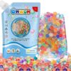 Onwon Perles d'eau,70000 Pièces Bille d'eau,Non Toxique et Biodégradable Perle d'eau,Perles de Gel Colorées pour Vase,Water Beads pour Remplissage de Vase, Mariage, DéCoration, Plantes et Maison