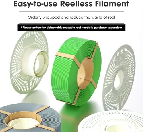 eSUN Filament PLA+ Refill 1.75mm, Recharge PLA Plus Filament d'Impression Sans Bobine, Précision Dimensionnelle +/- 0.03mm, 1KG (2.2 LBS) pour Imprimantes 3D,Blanc – Image 7