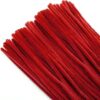 TOAOB 100pcs Fil Chenille Tiges de Fils Chenille Rouge Cure Pipes Cleaner Couleurs Assorties Cleaners Crafts Set 6mm x 300mm pour DIY Artisanat Décoration Fournitures Loisirs Creatifs