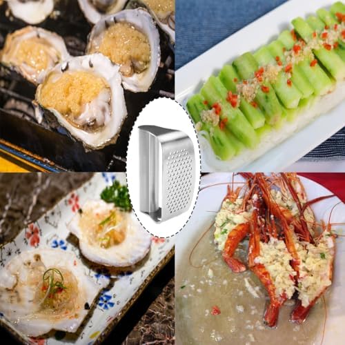 Mino Plus Presse-ail,coupe ail inox,Garlic Press Rocker Crusher,Éplucheur d'ail professionnel,Concasseur à ail avec Outil Éplucheur en silicone (2 pièce) – Image 7