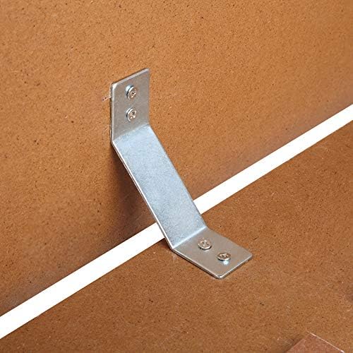 Alightup Couvercle de Radiateur Cache Radiateur Bois Couvre Radiateur Armoire MDF Peinte Lattes Grille étagère Supérieure en Bois Moyenne pour Living Room Bedroom 106 x 17 x 80.5 cm – Image 7