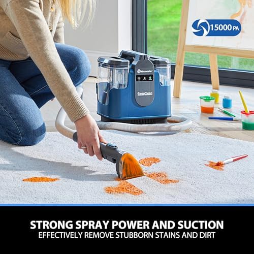 Vacmaster SCC1201H Shampouineuse Canapé, Moteur Puissant de 500W, Nettoyeurs tapis et moquettes Idéal pour Taches & Saletés Quotidiennes, Nettoyeur pour Tapis, Moquettes, canapé, Tissus, Voiture – Image 2