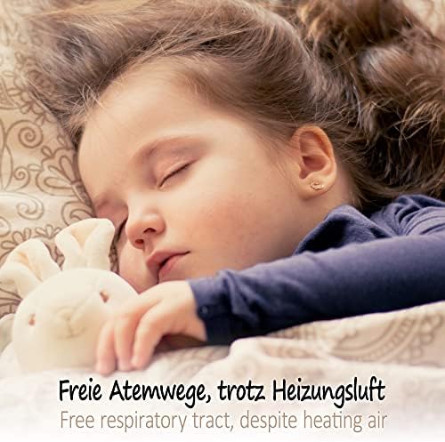 com-four® 3X humidificateur d'air en céramique - évaporateur de radiateur pour humidifier l'air ambiant - évaporateur d'eau - évaporateur de Chauffage (03 pièces - gaufrage Fleur) – Image 4