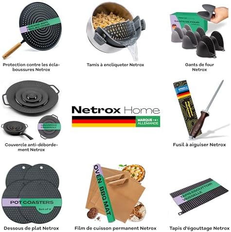 Passoire Clipsable Universelle en Silicone - Demi Passoire avec Bec Verseur pour Casseroles - Gadget Cuisine Pratique pour Égoutter Pâtes et Aliments - Passoire Pliable, Compacte, Adaptable et Durable – Image 6