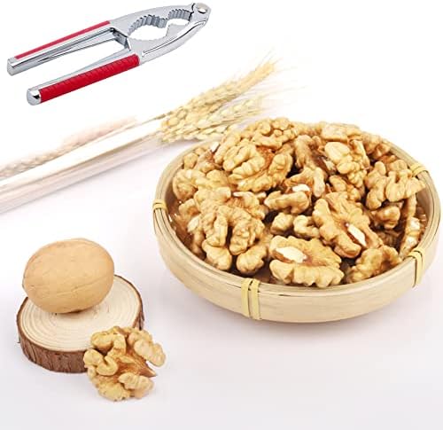 Casse-Noix avec en Silicone antidérapant ,Pince Casse Noix Manuel,Casse Noix,idéal pour décortiquer Tout Fruits à Coques comme des Noix, amandes, Noisettes, Pattes crustacés Crabe, Homard, (Rot) – Image 6