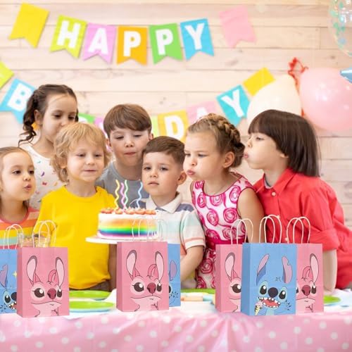 Sacs à Bonbons Anniversaire,12 Pcs Sacs Cadeaux,Sacs de Fête, Petits Sacs Cadeaux, Sacs Cadeaux en Papier Kraft, pour Fêtes de Couples, Anniversaires d'Enfants, Mariages, Noël. – Image 5