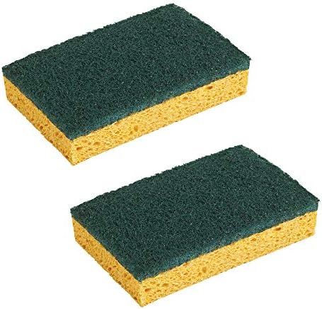 Spontex - Gratte-Eponge Stop-Graisse - 2 éponges grattantes vertes protection anti-graisse – Image 2