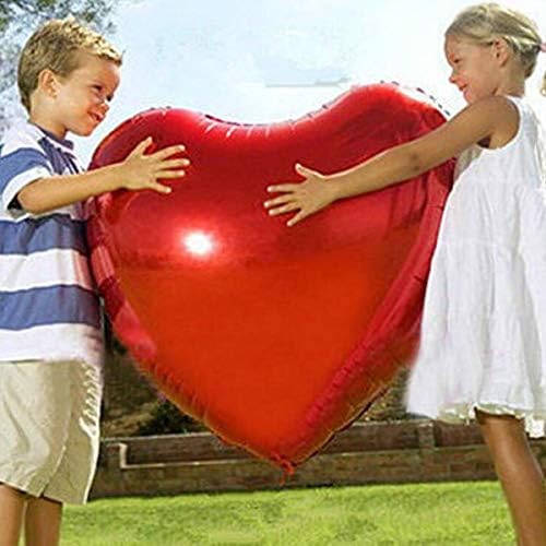 Ballon Coeur Rouge Geant XXL Hélium ou Air. Décoration Romantique pour La Saint Valentin, Déco Fiançailles et Mariage – Image 7