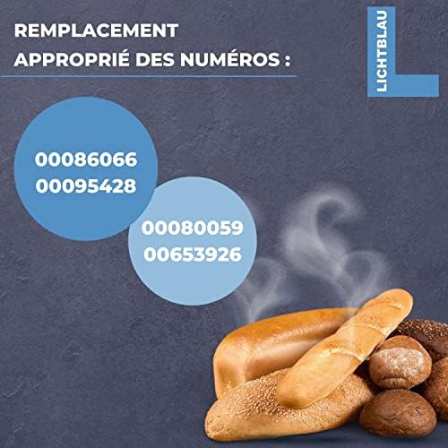 Lichtblau Fouet 00650543 pour robot de cuisine Bosch I Fouet de rechange compatible avec les modèles MUM4 et MUM5 086066 095428 653926 I Fouet à 8 fils I Accessoires robot de cuisine Bosch – Image 3