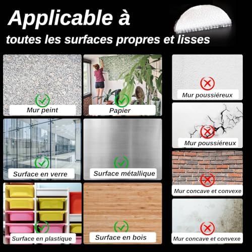 Scratch Autocollant 20mm, 600 Pcs Pastille Scratch Autocollant Crochets et Boucles, Scratch Autocollant Double Face Rond Blanc, Autocollantes Points pour DIY, Artisanat etc. (20mm 300 Paires) – Image 5