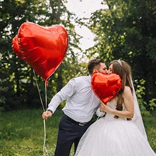 Ballon Coeur Rouge Geant XXL Hélium ou Air. Décoration Romantique pour La Saint Valentin, Déco Fiançailles et Mariage – Image 5