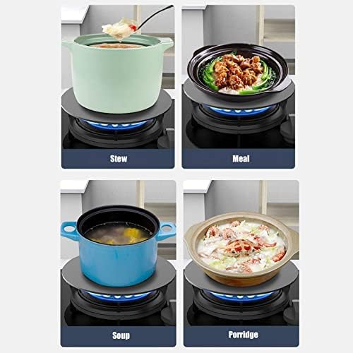 Plaque Diffuseur de Chaleur, Plateau de Dégivrage de Plaque à Induction en Aluminium Plaques de Décongélation Réchaud à Gaz Antidérapant Conducteur Thermique pour la Cuisine à Domicile(Diameter 24cm) – Image 5