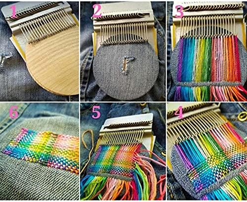 Machine À Tisser À Repriser - 10/14/28-Pin Outil De Tissage Rapide De Type Petit Métier À Tisser Le Plus Pratique pour Raccommoder Les Jeans/Chaussettes/vêtements, Coudre Rapidement Et Facilement – Image 3
