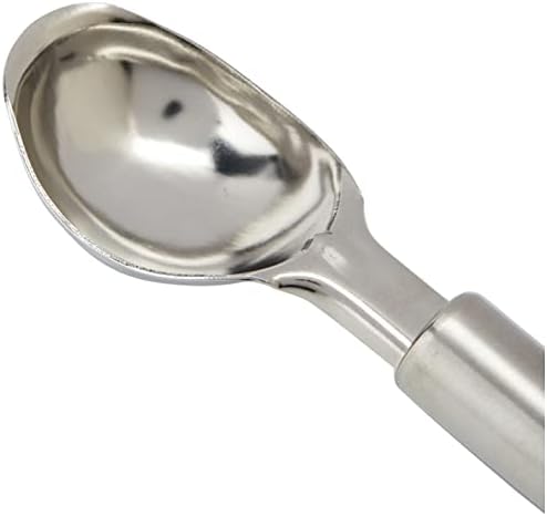 Chef Aid Pelle à Glace en Acier Inoxydable, Idéale pour Gelato, Sorbet et Pâte à Cookies, avec Boucle de Suspension, Lavable au LaveVaisselle – Image 2