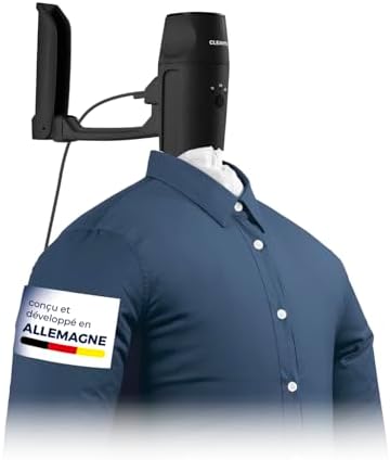 CLEANmaxx Repassage automatique de chemises PRO | Remplace le fer à repasser, la planche à repasser & le steamer | Appareil de repassage pour chemises, chemisiers & t-shirts | Innovant & efficace