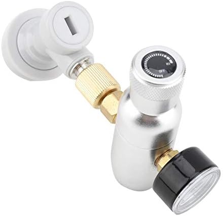 Oumij Régulateur de Bière 16g Homebrew Co2 Kit Chargeur Distributeur de Co2 pour Fûts de Bière à Usage Intensif (0-60PSI) – Image 3