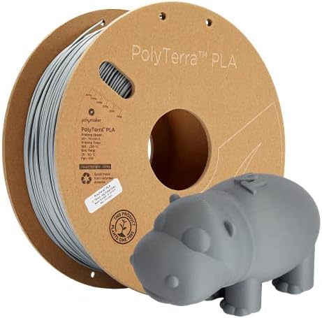 PolyTerra PLA Fossil Grey - 1.75mm - 1kg