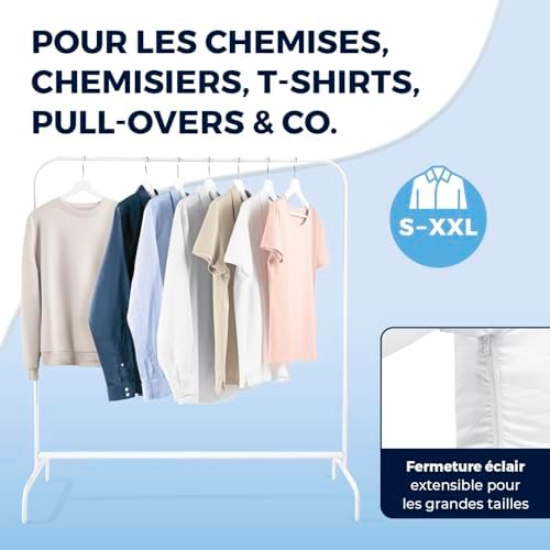 CLEANmaxx Repassage automatique de chemises PRO | Remplace le fer à repasser, la planche à repasser & le steamer | Appareil de repassage pour chemises, chemisiers & t-shirts | Innovant & efficace – Image 6