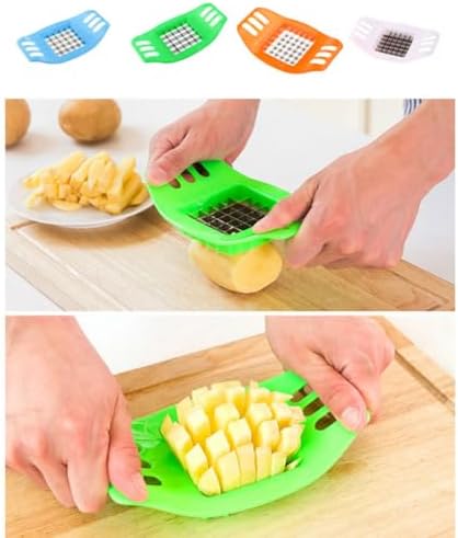 MAGICLULU outil de cuisine à domicile trancheuse de pommes de terre dispositif de coupe de pommes de terre appareil à frites coupées Pomme de terre coupe-bande coupeur petits outils – Image 5