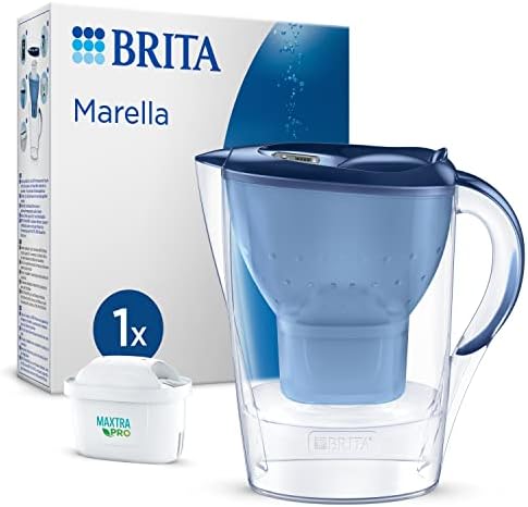 BRITA Carafe Filtrante Marella Blanche (2,4l) incl 1 cartouche filtre eau robinet MAXTRA PRO All-in-1 réduit PFAS,calcaire, chlore, certaines impuretés et métaux indicateur temporel, éco-emballage – Image 11