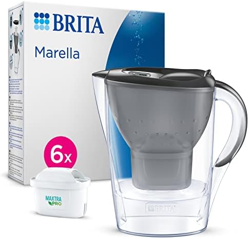 BRITA Carafe Filtrante Marella Blanche (2,4l) incl 6 cartouches filtre eau robinet MAXTRA PRO All-in-1 réduit PFAS,calcaire, chlore, certaines impuretés et métaux indicateur temporel, éco-emballage – Image 10