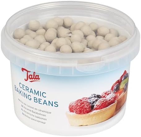 Tala Billes de Cuisson en Céramique Poids à Tarte Réutilisables Résistants à la Chaleur Perles pour Pies, Tartes et Croûtes de Pâtisserie Accessoires de Cuisson Environ 700g, 81 cm – Image 4