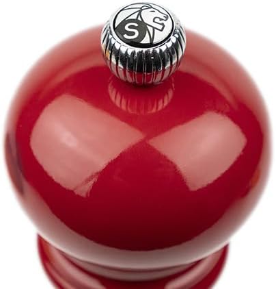 PEUGEOT - Moulin à Sel Paris u'Select 18 cm - Collection ParisRama - 6 Réglages de Moutures Prédéfinies - En Bois Labellisé PEFC - Fabrication Française - Coloris Laqué Rouge Passion – Image 2