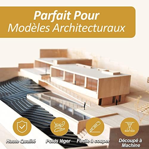 SENENQU 20 PCS Feuilles de Bois de Balsa 1.5 mm, 300 x 200 x 1.5MM Feuilles de Bois Minces, Balsa 1.5 mm pour Fabrication de Maquettes, Modelisme, de Peintures – Image 5