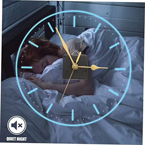 2 Ensembles D'Horloge À Quartz Aiguilles des Heures des Minutes Mécanisme D'Horloge Électrique Grande Aiguille D'Horloge Horloge Murale en Or Pièces Électroniques – Image 3