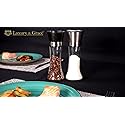 LG Luxury & Grace Lot de 2 Moulin à Poivre et à Sel, 180 ml (19x6,5 cm). Verre de Haute Qualité, Acier Inoxydable et Broyeur en Cerámique. Taille de Grain Ajustable. Élégants, Légèrs et Ergonomiques. – Image 7